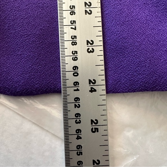 Vintage Women’s Purple Blazer Jacket size 14 - Picture 9 of 11